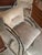 A Set of Vintage Mid Century Cantilever Bar Stools in the Style of Milo Baughman, Circa 1970s For Sale In Houston - Image 6 of 12