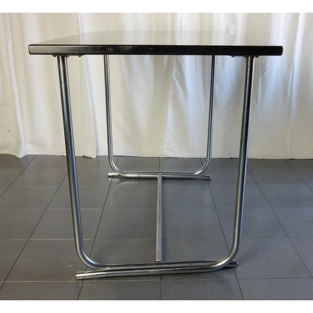 Wood Art Deco Table Desk by Wolfgang Hoffmann for Howell No.475 For Sale - Image 7 of 12