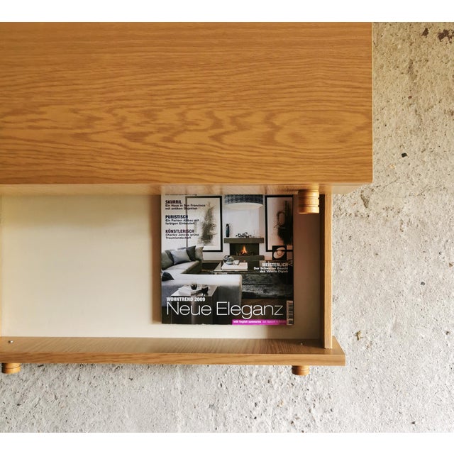 Mid-Century Modern German Lowboard in Beech, 1960s For Sale - Image 12 of 14