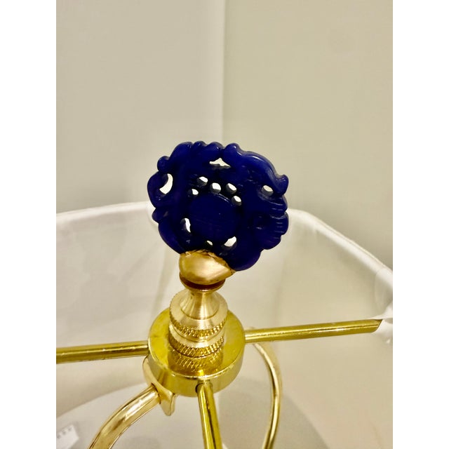 Late 19th Century Chinese Blue and White Small Porcelain Lamps - Pair For Sale - Image 9 of 11