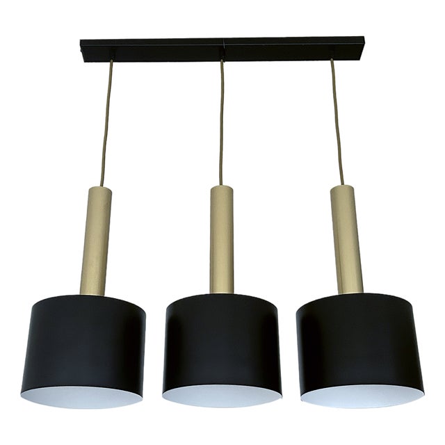 Large Vintage Danish Pendant Lamp, 1970s For Sale