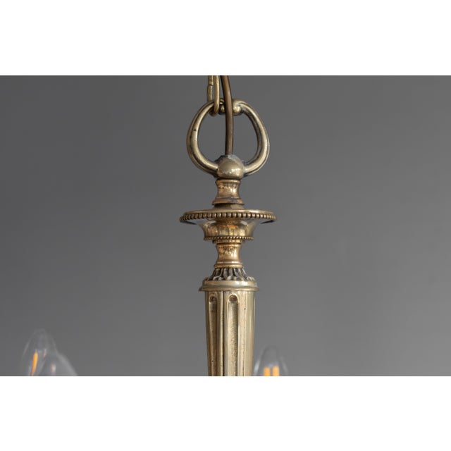 1930s Vintage Edwardian Chandelier, 1930s For Sale - Image 5 of 8