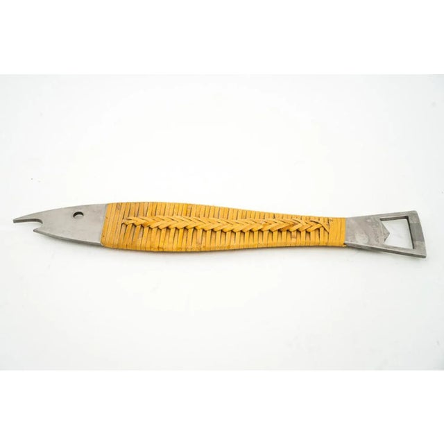 Brown Fish Shaped Bottle Opener by Carl Auböck, Vienna, 1950s For Sale - Image 8 of 10