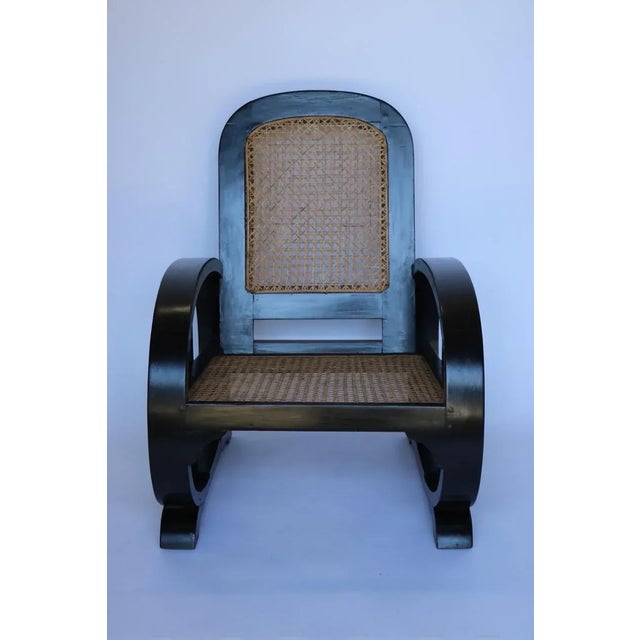 1920s Vintage Teak Wood Chair For Sale - Image 10 of 10