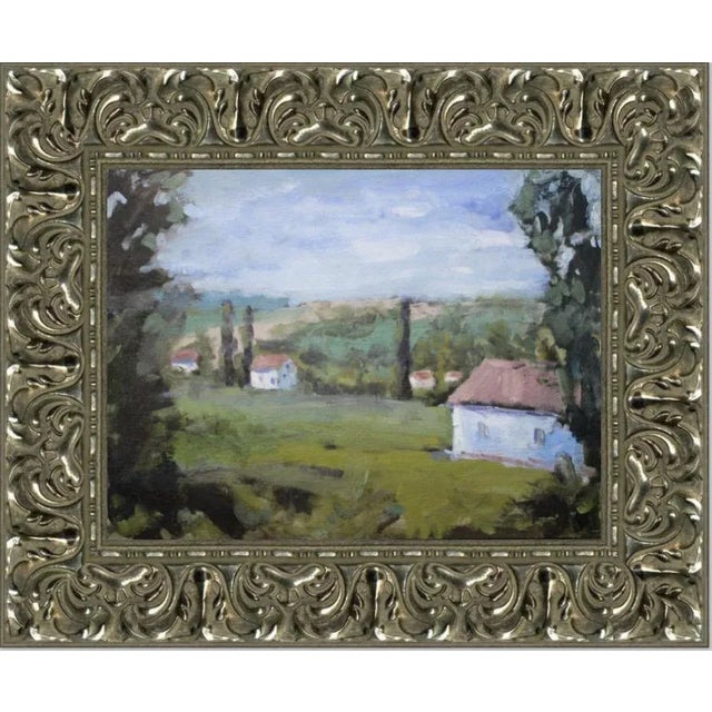 The Villa View (Original Impressionist Oil Landscape) For Sale - Image 11 of 12
