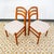 Mid Century Danish Modern Dining Chairs Set 4 Benny Linden Teak High Back MCM For Sale - Image 10 of 12