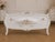 1950s Italian Venetian White Beech Bedframe - 4 Pc For Sale - Image 11 of 12