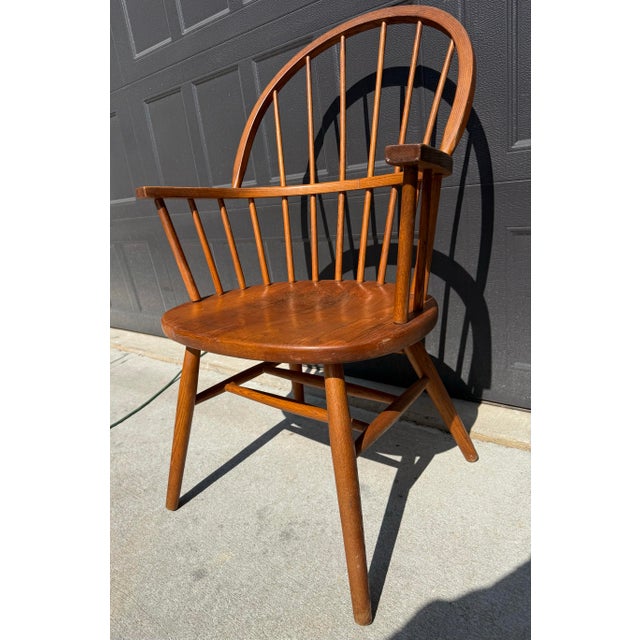American Vintage Nichols & Stone “Skowhegan” Windsor Armchair For Sale - Image 3 of 7
