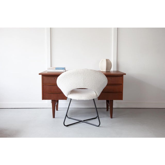 Mid-Century Danish Teak Desk, 1960s For Sale - Image 6 of 10