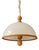 White Acrylic Glass Ceiling Pendant Lamp with Wooden Elements from Steinhauer For Sale