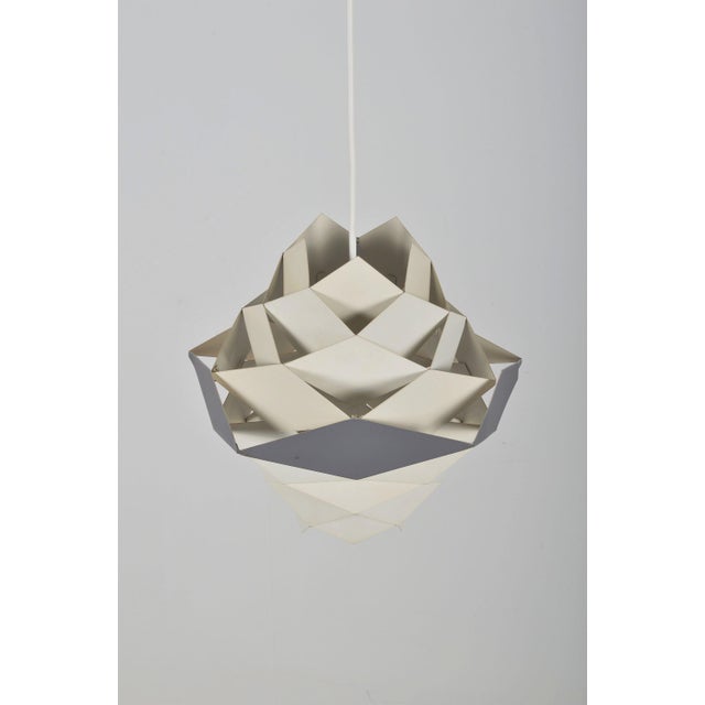 Metal Symphony Ceiling Lamp attributed to Preben Dal for Hans Følsgaard Elektro, 1960s For Sale - Image 7 of 9