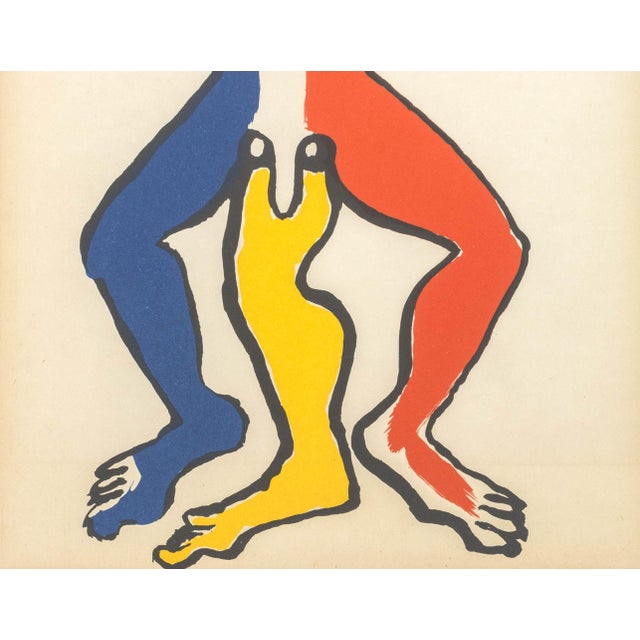 Alexander Calder After Alexander Calder "Three Legged Man" Lithograph For Sale - Image 4 of 5