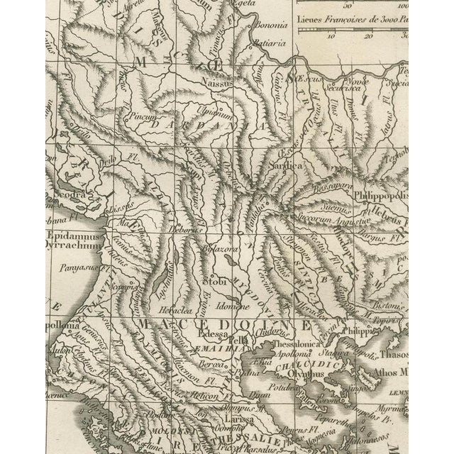19th Century Ancient Greece and the Balkans to the Danube by Danville Rollin Atlas, 1818 For Sale - Image 5 of 8