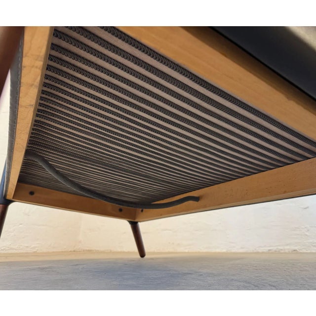 1950s Centrum Møbler Leather & Rosewood Loveseat / Settee “Model 55” Designed by Kurt Østervig For Sale In Boston - Image 6 of 8