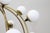 Large 20-Light Chandelier in Brass and Opal Spheres in the style of Stilnovo, 1988 For Sale - Image 12 of 13