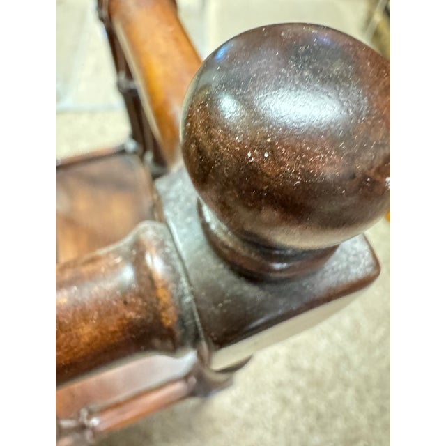 Frederick Cooper Faux Bamboo & Brass Plaque Table Floor Lamp For Sale - Image 13 of 17