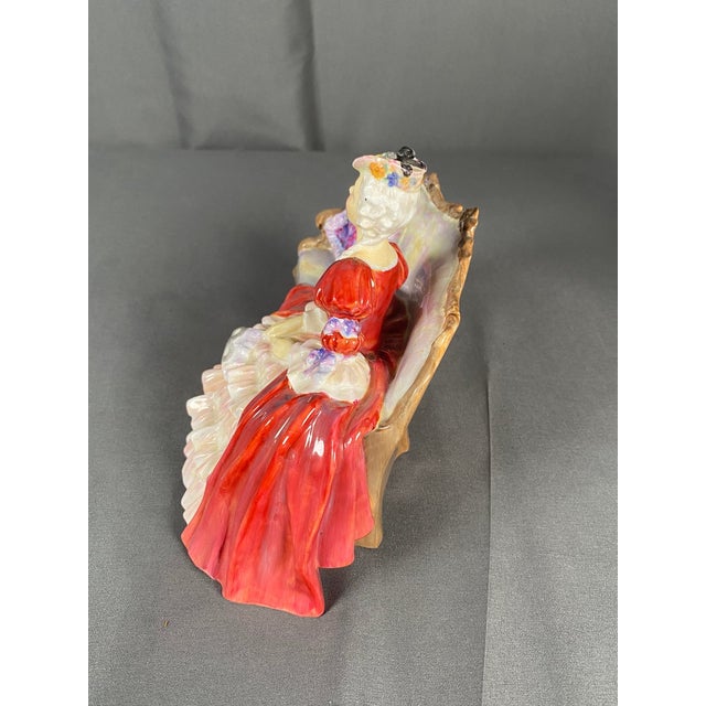 1940s Royal Doulton Belle O' the Ball Porcelain Figurine For Sale - Image 6 of 10