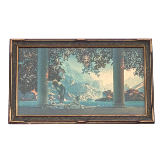 “Daybreak” by Maxfield Parrish | Iconic Early 20th-Century Art Print, Original Frame For Sale