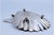 Shell-Shaped Silver Ringlets with Round Feet, Set of 2 For Sale - Image 6 of 10