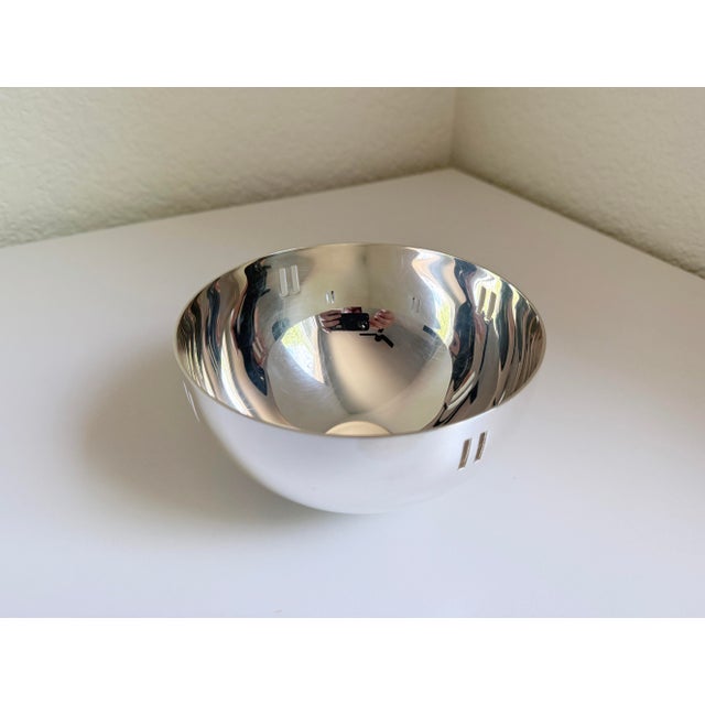 Swid Powell + Richard Meier Silver Plate "Skyscraper" Bowl, Italy, 1980s For Sale - Image 10 of 13