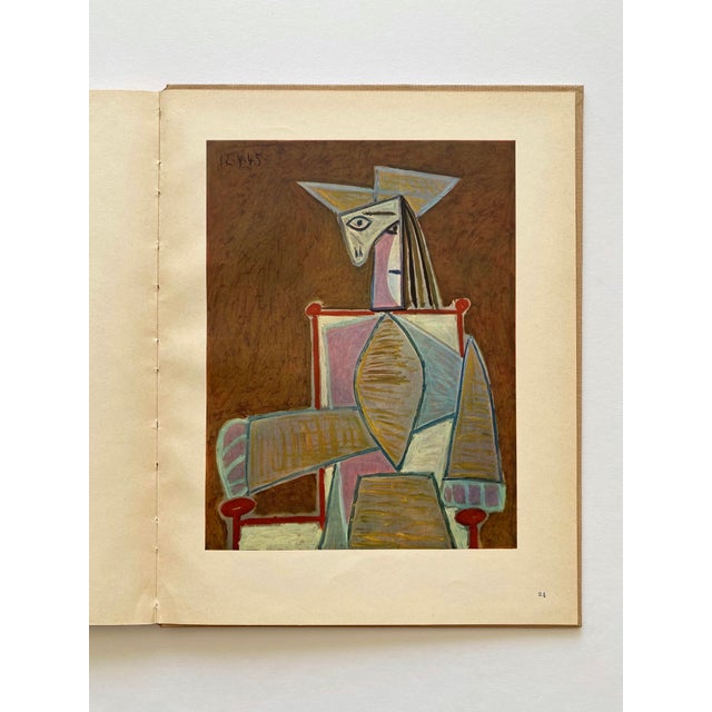 Pablo Picasso " Couleurs Des Maitres " Vintage 1946 First Edition Fine Art Lithograph Print French Modern Art Hardcover Book For Sale - Image 14 of 18