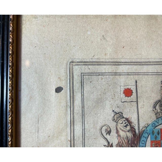 Rare Original Antique Hand Colored European Map Berkshire Blaeu 1646 2-Sided For Sale - Image 14 of 18