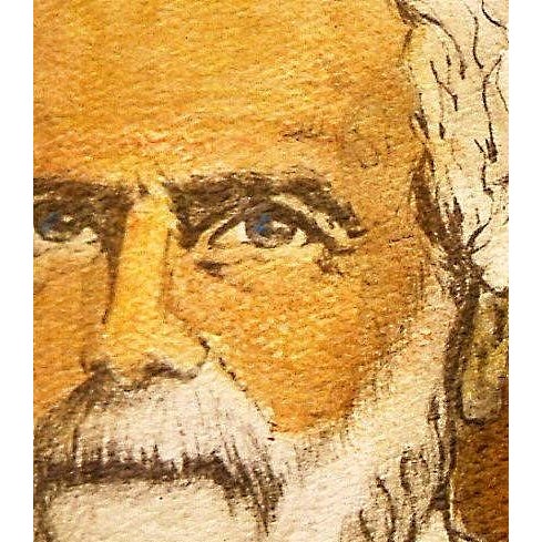 Coffee 1990s Gen. Robert E. Lee Portrait Original Painting Acrylic Signed, For Sale - Image 8 of 12