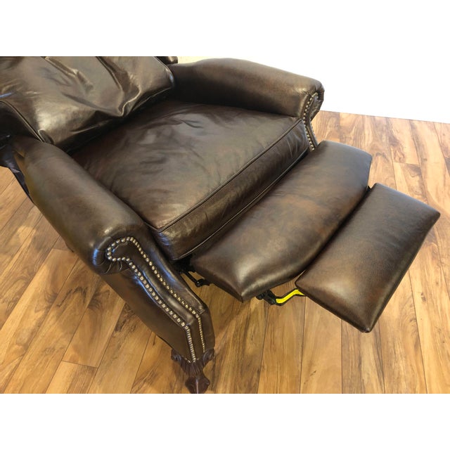 Bradington Young Presidential Reclining Wing Chair Chairish