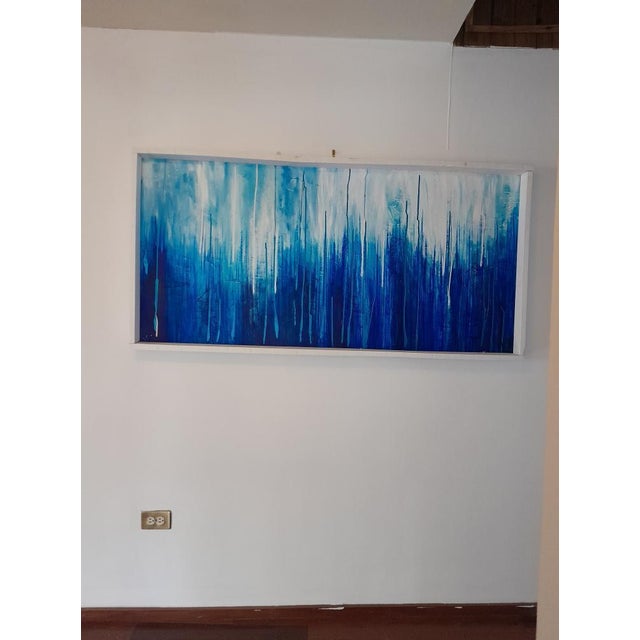 Wood “Mood” — Contemporary Abstract Acrylic on Plywood by RacquelJ (2020s) For Sale - Image 7 of 7