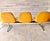 Metal 1970s Tandem Mid Century Modern Mustard Bench For Sale - Image 7 of 10