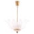 Hanging Lamp in Brass and Glass by Carl Fagerlund, 1960s For Sale - Image 11 of 11