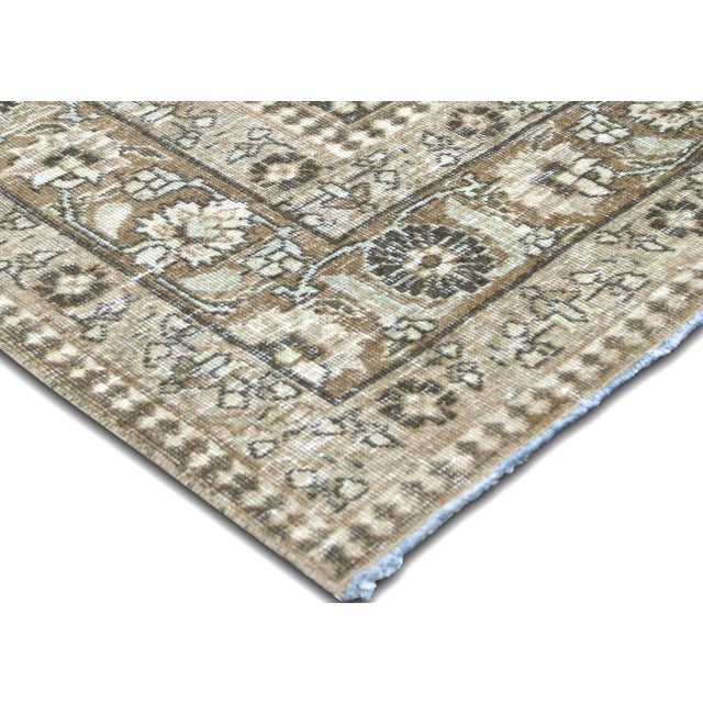 Transitional 1920s Persian Tabriz Rug For Sale - Image 3 of 6