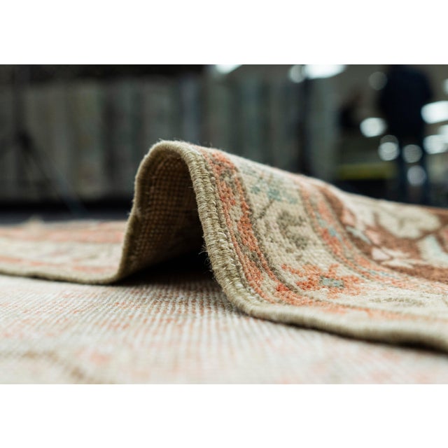 Textile Turkish Vintage Rug 3'5" x 5'8" #20607 For Sale - Image 7 of 8
