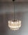 Fantastic vintage murano chandelier made by 107 murano crystal prism quadriedri in a nickel metal frame. period: late xx...