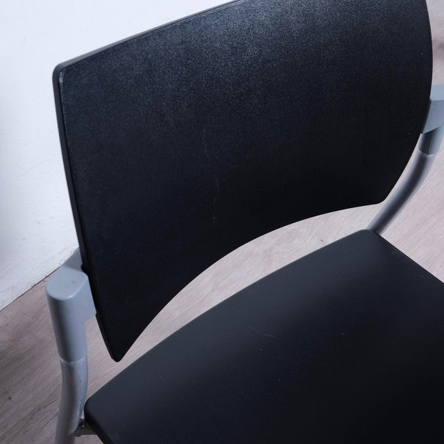 Set of Original Stackable Dream Model Office Chairs by Cerantola For Sale - Image 10 of 18