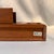 Vintage walnut dresser valet or accessories desk top organizer with a single green velveteen lined drawere. 13.5"L x...