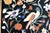 Pietra Dura Black Marble Coffee Table With Semi-Precious Stone Inlay For Sale - Image 4 of 6