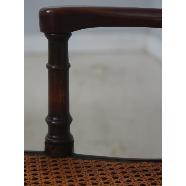 Theodore Alexander Regency Style Cane Seat Arm Chair For Sale - Image 12 of 18