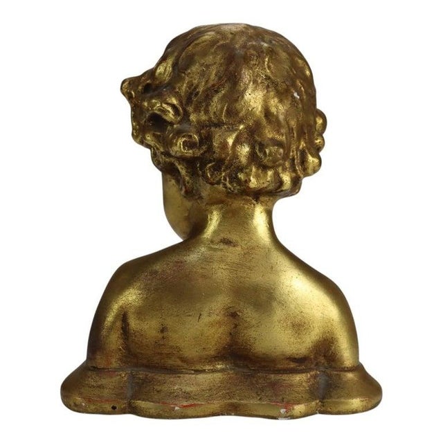 Niccolini Four Niccolini Italia Giltwood Cherub Sculptural Architechtural Elements C1950 For Sale - Image 4 of 11