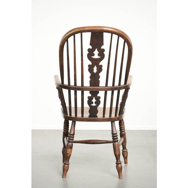 Antique English Spindle Chair, 1800s For Sale - Image 4 of 15