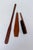 Mid-Century Danish Teak Hallway Set with Cloth Brush and Shoehorn, 1950s, Set of 3 For Sale - Image 9 of 14