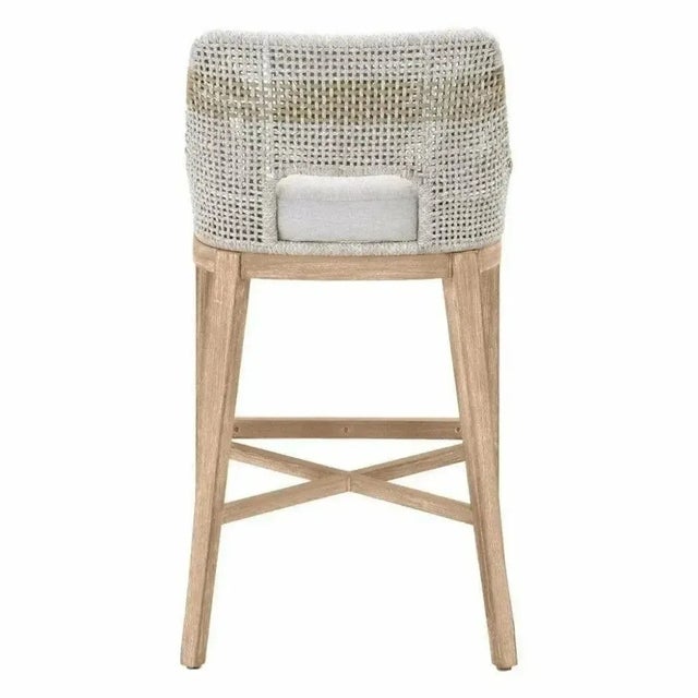 Tapestry Barstool Taupe Rope by Loomlan For Sale In Washington DC - Image 6 of 8