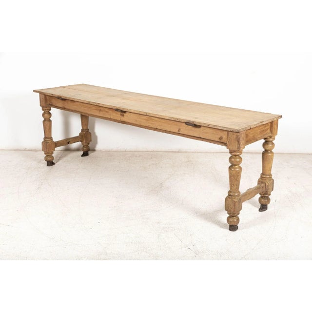 Large 19th Century Welsh Pine Post Office Sorting Table For Sale - Image 10 of 14