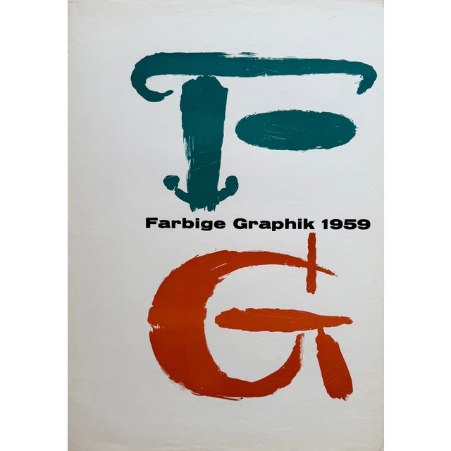 Kestner Gesellschaft Hannover Exhibition Poster, Germany, 1959 For Sale - Image 9 of 9