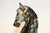 Natural Emerald Gemstone Horse Bust Hand Carved For Sale - Image 10 of 11