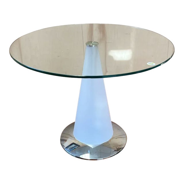 1970s Tavolo Birillo Illuminated End Table For Sale