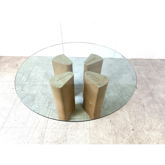 Fossil Stone Dining Table, 1970s For Sale - Image 12 of 13