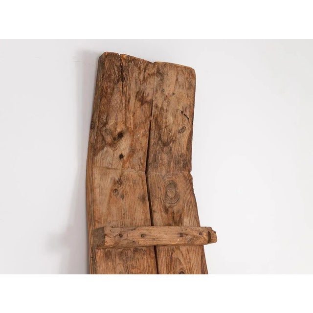 Primitive Wood and Stone Wheat Thresher For Sale - Image 12 of 12