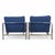 Textile Milo Baughman for Thayer Coggin Vintage Mid Century Modern T Back Lounge Chairs C. 1960s For Sale - Image 7 of 17