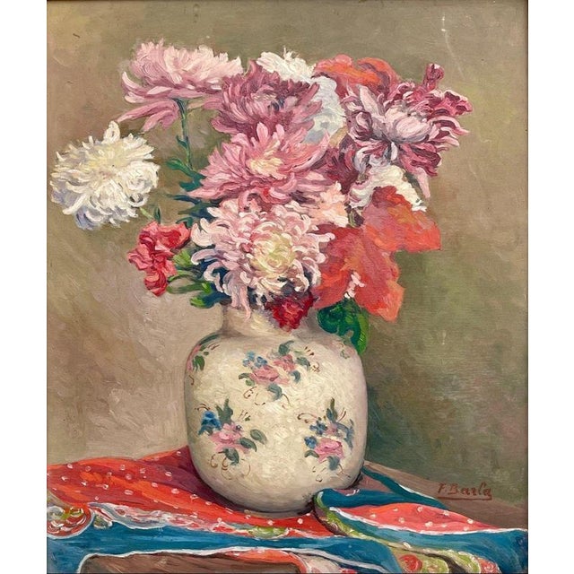 Artist: f. Barla period: 20th century style: other style condition: good condition material: oil painting on wood...